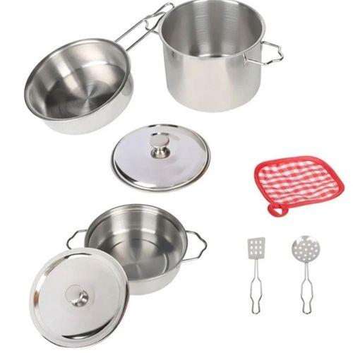 Çelik Tencere Tava Seti 8 Parça