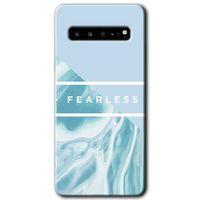 Samsung Galaxy S10 Plus HD Baskılı Kılıf + 9D Tam Ekran Koruyucu - Fearless