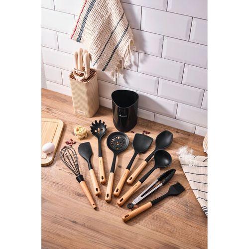 Aryıldız Dailytools Silikon Mutfak Set 10 Parça Siyah Ar262986