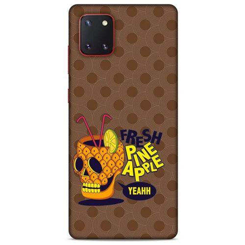 Frutix Ananas 05 Samsung Galaxy Note 10 Lite Kılıf Desenli Silikon