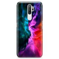 Oppo A5 2020 Kılıf Alon Night Arka Kapak Koruma Desenli Full Koruyucu