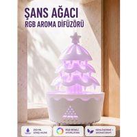 Şans Ağacı 250 Ml Ultrasonik Hava Nemlendirici Rgb Işıklı Aroma Difüzörü