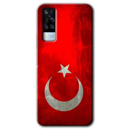 Vivo Y53s Kılıf HD Desen Baskılı Arka Kapak - Albayrak