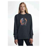 Transformers Villains Rise Up Baskılı Füme Antrasit Kadın Sweatshirt