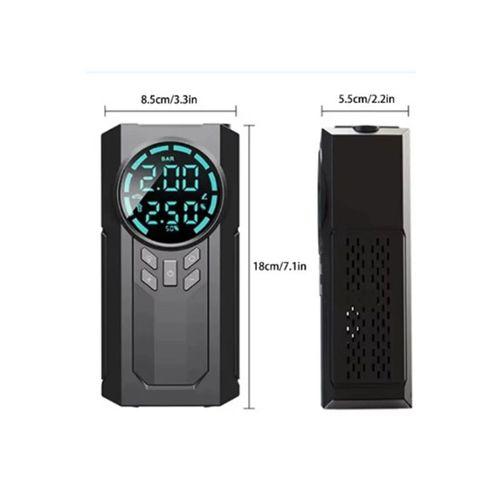 Şarjlı 8.000 Mah Taşınabilir Çanta Araç Akü Şarj Takviyeli Işıklı Hava Kompresörü Powerbankli