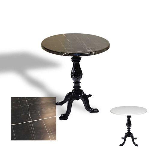 Dockers Çipa 1001 Döküm Ayak Yuvarlak Masa Çap 80cm - (Werzalit, Wermodin ve Allzalit Tabla) - Palazzo