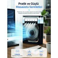 Serinletici Fan Type-c Bağlantı, Zamanlayıcı, 7 Renk Ambiyans Işığı