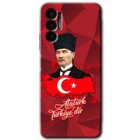 Tecno Spark 8 Pro Kılıf HD Desen Baskılı Arka Kapak - Atatürkiye