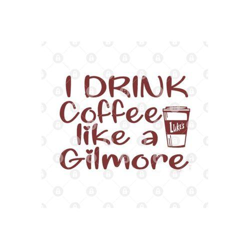 Gilmore Girls Drink Coffee Like A Gilmore Luke's Coffee T Gilmore Girls Fan Gift Brown Kupa
