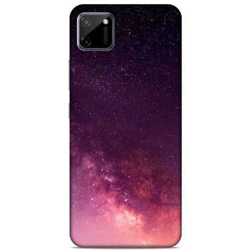 Lopard Oppo Realme C11 Uyumlu Kılıf Gece'S (10) Full Koruma Kılıfı Kızıl Gece