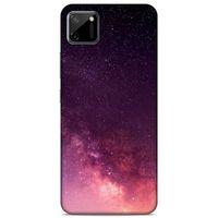 Lopard Oppo Realme C11 Uyumlu Kılıf Gece'S (10) Full Koruma Kılıfı Kızıl Gece