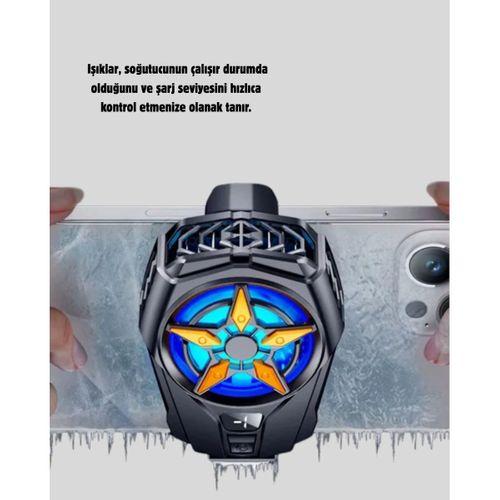 Şarj Edilebilir Telefon Soğutucu Fan – Taşınabilir, Sessiz Ve Güçlü Oyun Soğutucusu