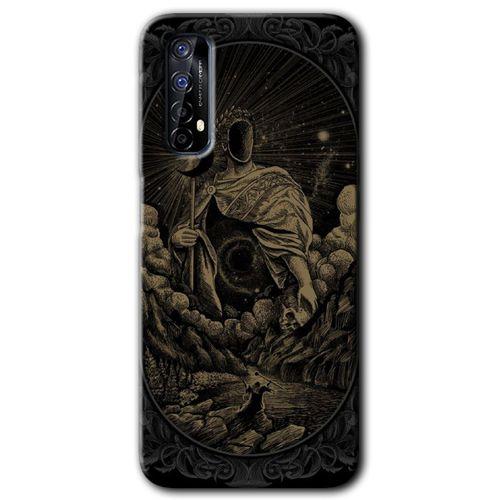 Realme 7 Kılıf HD Desen Baskılı Arka Kapak + Temperli Cam - Kıyamet