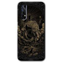 Realme 7 Kılıf HD Desen Baskılı Arka Kapak + Temperli Cam - Kıyamet