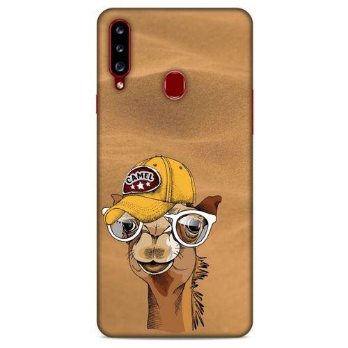 Animax Şapkalı Deve Samsung Galaxy A20s Kılıf Desenli Silikon