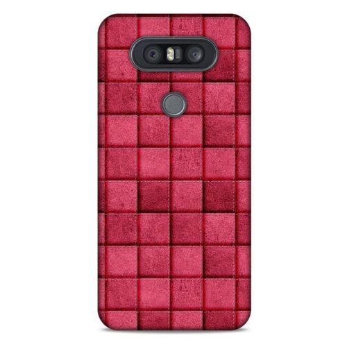 LG K41S - K51S Kılıf Patchwork (29) Arka Koruma Kılıfı Pembe