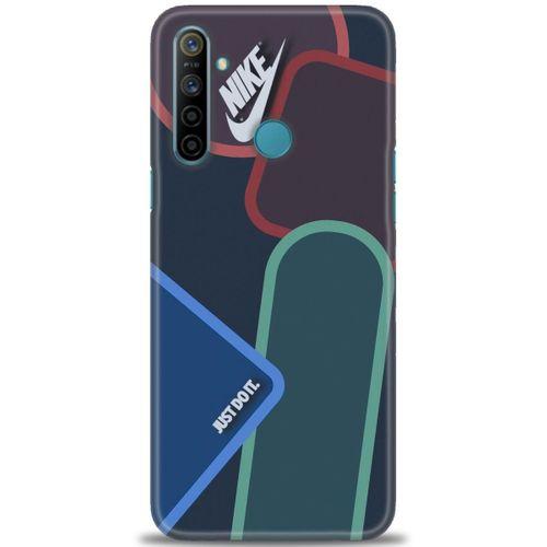 Realme C3 Kılıf HD Baskılı Kılıf - Just Do It + Tam Ekran Koruyucu