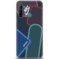Realme C3 Kılıf HD Baskılı Kılıf - Just Do It + Tam Ekran Koruyucu