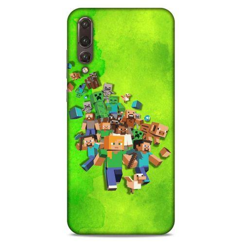 Lopard Huawei P20 Pro Uyumlu Kılıf PiXel (28) Arka Kapak Steve Karakter