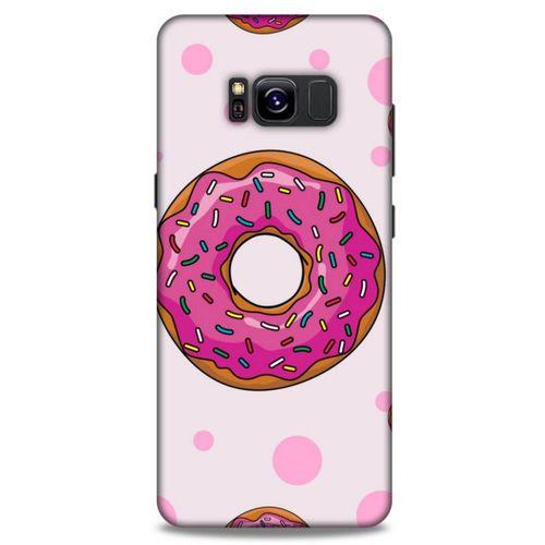 Samsung Galaxy S8 Uyumlu Kılıf Pembe Delisi (25) Antişok Kapak Donut