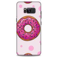 Samsung Galaxy S8 Uyumlu Kılıf Pembe Delisi (25) Antişok Kapak Donut