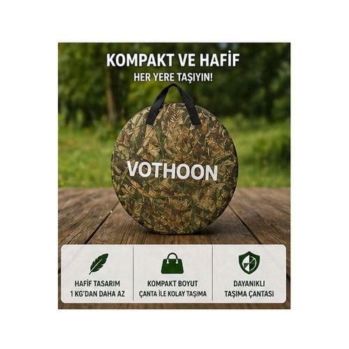 Otomatik Kabin Giyinme Çadırı 120x120x190 Cm Üst Havalandırma Yan Pencereli Duş & Wc Çadırı