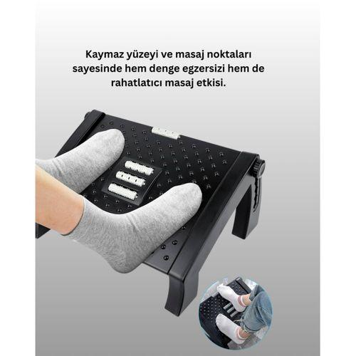 Masa Altı Ayak Dinlendirme Aparatı – Masajlı, Isıtmalı, Taşınabilir