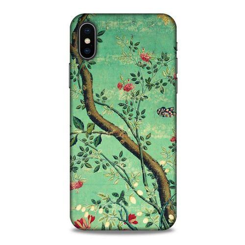 Apple Iphone X Uyumlu Kılıf Yeşil Delisi (28) Arka Kapak Zümrüt yeşili