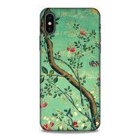 Apple Iphone X Uyumlu Kılıf Yeşil Delisi (28) Arka Kapak Zümrüt yeşili