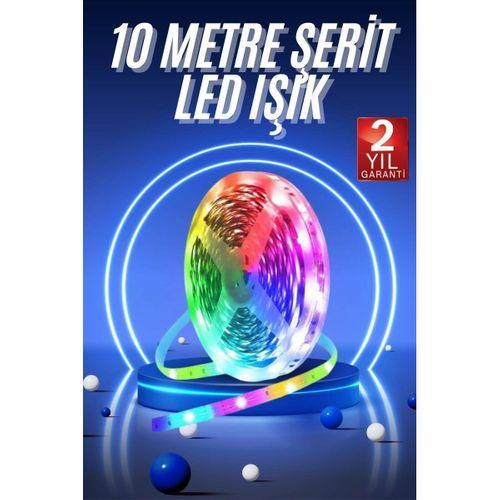 Rgb Neon Şerit Led Lamba 10 Metre İç Mekan Tasarımına Uygun