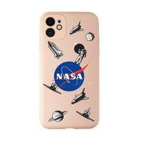 iPhone 11 Uyumlu Nasa Desenli Kamera Korumalı Lansman Kılıf Premium Silikonlu