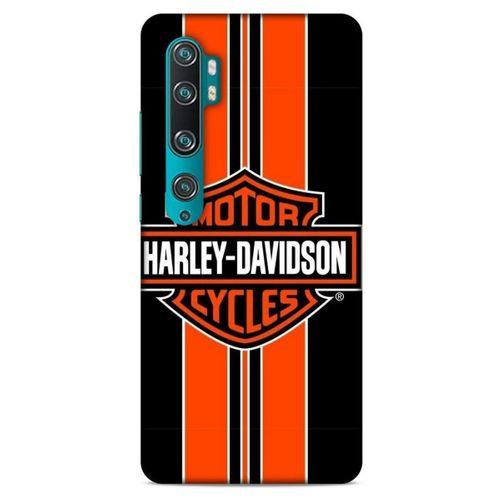 Xiaomi Mi Note 10 Pro Uyumlu Kılıf Motorsiklet (36) Glitter Kılıf Harley Davidson