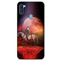 Samsung Galaxy A11 Kılıf Atatürk (49) Ultra Silikon Kılıf Uzay