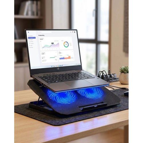 Notebook Soğutucu Fanlı Stand Usb Portlu 8 Kademe Laptop Sehpası