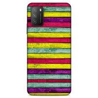 Lopard Xiaomi Poco M3 Uyumlu Kılıf Wood'X (30) Silicone Case Desenli