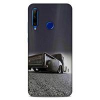 Lopard Huawei Y6P Uyumlu Kılıf PickUpX (10) Full Koruma Kılıfı Koyu Gri