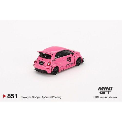 Mini GT Abarth 595 Lb-Works x Abas Works Pink 851