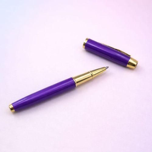 Premium Mor Metal Roller Kalem