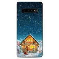 Samsung Galaxy S10 Plus Kılıf Snowix (8) Baskılı Kılıf Lacivert