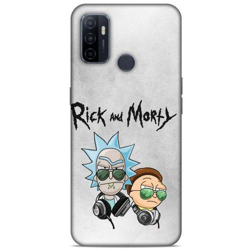 Huawei P40 Uyumlu Kılıf Rick And Morty (4) Koruma Kılıfı Eye Patch Morty