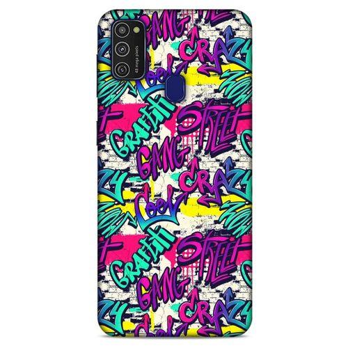 Graffitix (29) Desenli Silikon Kapak Samsung Galaxy M21 Kılıf