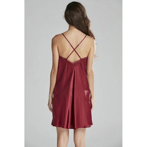 Saten Gecelik Sabahlık Pijama Takım Şort Takım 6'lı Gelin Çeyiz Seti - 6965