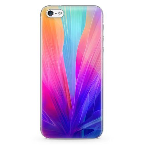 Apple iPhone 5 Kılıf Makro Çiçek Arka Kapak Koruma Desenli Full Koruyucu