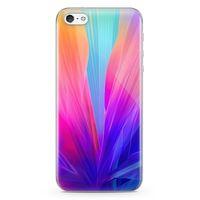 Apple iPhone 5 Kılıf Makro Çiçek Arka Kapak Koruma Desenli Full Koruyucu