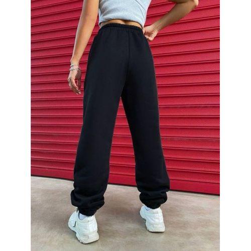 Kadın Yüksek Beli Lastikli Içi Polar 3 Iplik Eşofman Altı