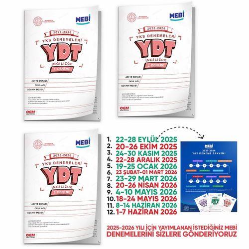 2026 ÖSYM YKS-YDT MEBİ OGM Deneme 1 -2 -3  Paketi Güncel 3lü SET (Seri Deneme Paketi) BASKI ÜCRETİ