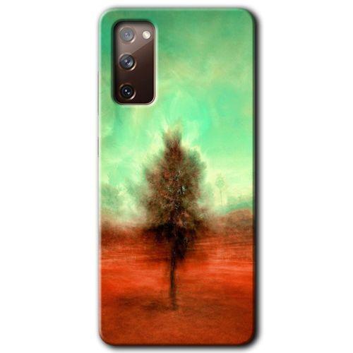 Samsung Galaxy S20 FE Kılıf Baskılı Kapak - Outlines Paint +Tam Kaplayan Mat Seramik