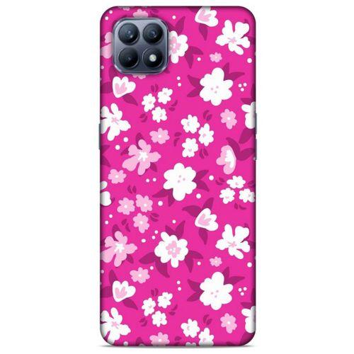 Huawei P40 Lite Uyumlu Kılıf Pembe Delisi (7) Telefon Kılıfı Çiçekli