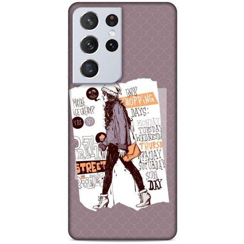 Lopard Samsung Galaxy S21 Ultra Uyumlu Kılıf Sokak Modası (31) TPU Kılıf