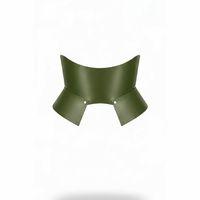 Haki Deri Geniş Kadın Kemeri, Korse Deri Kemer